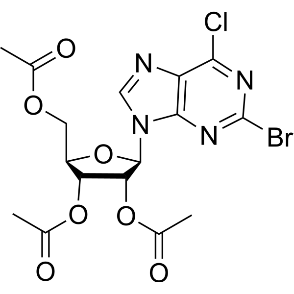 2-Bromo-6-chloro-9-(2,3,5-tri-O-acetyl-β-D-ribofuranosyl)-9H-purine 40896-58-0